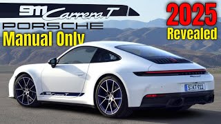 2025 Porsche 911 Carrera T 9922 Revealed and is Manual Only [upl. by Sosthenna]