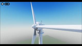 Enercon E40 Start up Roblox viralvideo windturbine enercon [upl. by Moffitt]