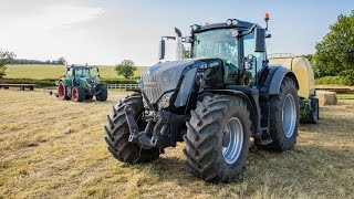 Fendt Black Beauty 828 Hay Baling [upl. by Nelleyram271]