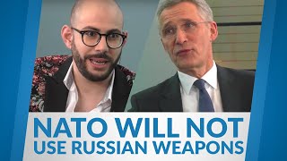 Jens Stoltenberg Russian weapons will not be used for NATO deployment  VisualPolitik  yourMSC [upl. by Thalia]