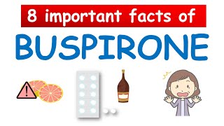 8 Important facts of Buspirone HCl BuSpar 5 mg and 10 mg [upl. by Onidranreb814]