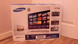 Samsung UE22H5610 22inch Smart TV  Unboxing HD [upl. by Birch]