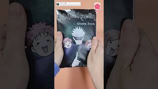 Jujutsu kaisen blindbag amp game book 주술회전 블라인드백 게임북 satoru gojo 고죠 사토루 jujutsukaisen papercraft [upl. by Moonier]