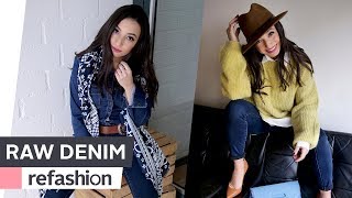 HOW TO STYLE 2 OutfitIdeen für Raw Denim  refashion  OTTO [upl. by Hannis]