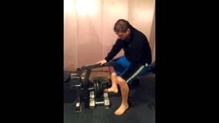 homemade seated calf raise machine [upl. by Vescuso]