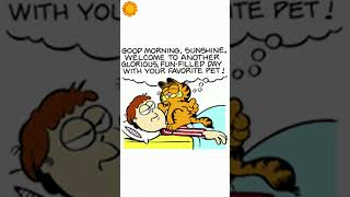 Garfield Good morning Jon Welcome to another funfilled day with your favorite pet 😺 [upl. by Noella498]