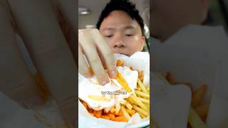 Best fries 🍟with ice cream 🍦combo hungrysam reallygoodornot potatocorner [upl. by Bowe]