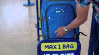 Ryanair cabin luggage gauge test with Cabin max [upl. by Anaela]