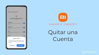 Quitar una Cuenta  Xiaomi Android 14  HyperOS 1 [upl. by Odnalref]