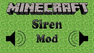 The Siren Mod  Minecraft Mod Spotlight EVACUATE [upl. by Alleen821]