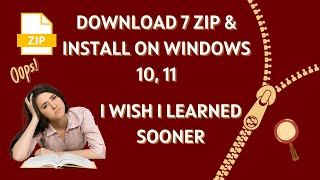 Download 7 Zip and Install on Windows 10 11 7zip driveintech [upl. by Finley659]