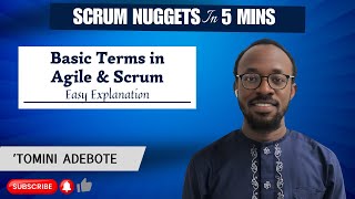 Basic Terms in Agile amp Scrum [upl. by Neleh409]