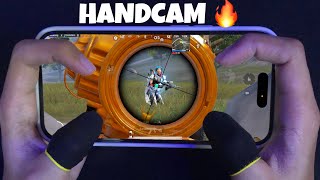 Power of 120 FPS MOVEMENTS 😱 HANDCAM iPhone 14 Pro ❤️ PUBG Mobile [upl. by Ihcekn]