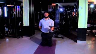 SHOULDERS ROTATOR CUFF  Kneeling Shoulder Internal Rotation [upl. by Wolsky541]