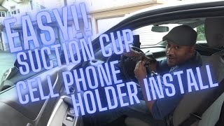 How to Easily install car Cell Phone mount [upl. by Anna-Maria]