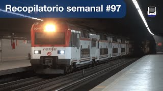 Últimos trenes del día por Pirámides  Recopilatorio de trenes semanal 97 [upl. by Ahselef546]