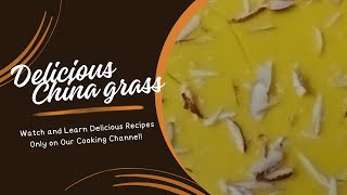 china grass recipe چائنا گراس ریسپیcookingwithme recipe [upl. by Hancock]