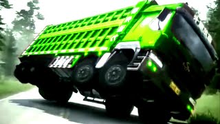 EXCAVATOR DUMP TRUCK DANCE FUNNY  TRUCK DANCE TIK TOK  TRUK JOGET LUCU [upl. by Rhetta]