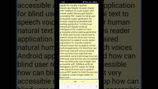 ElevenLabs Reader AI Android app launch for blind AI pdf articles reader natural human TTS voices 🔥🔥 [upl. by Moskow161]