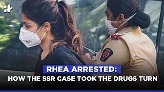 Reha Chakravarthi Arrested How The SSR Case Took The Drugs Turn [upl. by Ymaj]