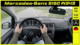 MercedesBenz  B160 W245  2010  Onboard POV test drive [upl. by Tacye735]