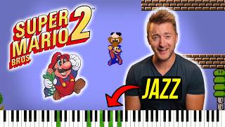 This Mario 2 Theme Is An ENTIRE Jazz Piano MASTERCLASS [upl. by Elamaj]