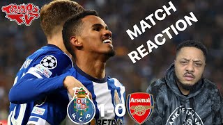 Porto 10 Arsenal  Troopz Match Reaction  WHO TOLD RAYA TO STAND THERE [upl. by Corinna]