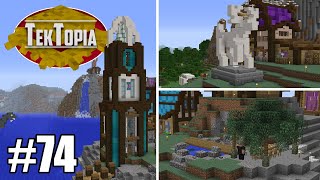 TekTopia 74  The Final Builds Minecraft Villager Mod [upl. by Scharaga50]