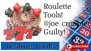 The first test session of the joecroupier roulette tools FULL SIZE ROULETTE WHEEL NICE RESULTS [upl. by Ayotas847]