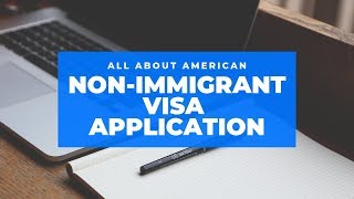 US nonimmigrant Visa Application [upl. by Nnahaid]