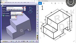 Catia Eğitim Videoları Türkçe 3D Örnek Çizim  1 catiaeğitim catiaturk drkacademy catia [upl. by Niwrud]