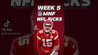 OUR 2 NFL PICKS for MONDAY OCTOBER 7thMNF Chiefs vs Saints shorts [upl. by Dnalkrik994]