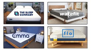 Best Mattress 2024 ⚡ Emma Mattress  Wakefit Mattress  Flo Mattress  Kurlon Mattress  Sleepwell [upl. by Eninej352]