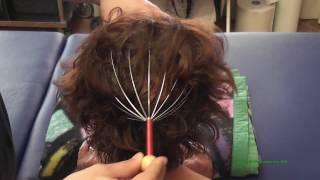 ASMR  Energetic Head amp Scalp Massage with Head Massager  Very Relaxing [upl. by Icnan]