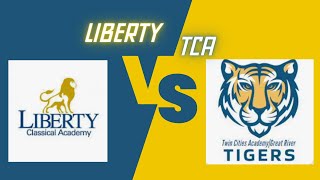 Twin Cities Academy vs Liberty Classical Academy Boys Varsity Basketball [upl. by Kwapong]