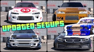 Updated ProDrift III Setups for 14 Cars  CarX Drift Racing 2 [upl. by Baten]