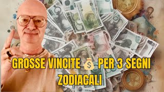 GROSSE VINCITE 💰 per 3 SEGNI ZODIACALI massimotaramasco segnizodiacali zodiaco soldi [upl. by Nnayelhsa144]