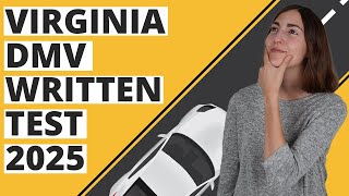 Virginia DMV Written Test 2025 60 Questions with Explained Answers [upl. by Jarrow]