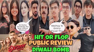 Singham Again Blockbuster Trailer Public Review  Singham Again Trailer Public Tolk [upl. by Ravo]