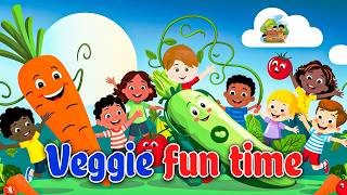 🎶Fun VEGETABLE SONG amp VEGGIE Dance for Kids  Sing amp Dance Along with Healthy Veggie Friends 🥕🍅 [upl. by Savadove643]