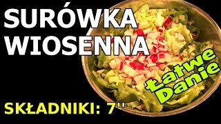 Łatwe Danie  Wiosenna surówka z rzodkiewką [upl. by Larue]