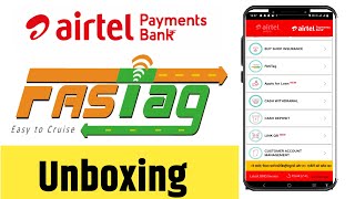 airtel payment bank fastag  Airtel FasTag Review amp Unboxing  airtel fastag review [upl. by Yemarej]