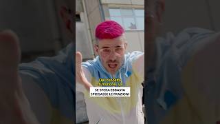 SFERA EBBASTA spiega le FRAZIONI ➗🔥😂 parodia divertente matematica [upl. by Reywas]