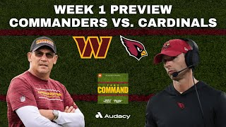 Mark Schlereth Says Commanders DON’T Have A WalkOver vs Cardinals  Week 1 Preview  Take Command [upl. by Aivuy139]