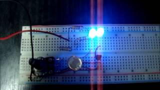 Luz nocturna automatica en protoboard [upl. by Aifoz621]