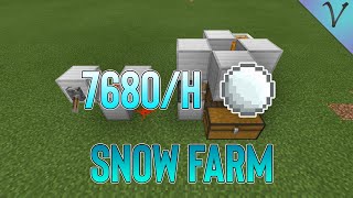 SnowSnowball Farm Tutorial 7680 items per hour [upl. by Cardinal]