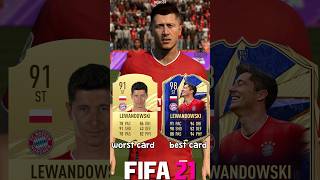 🇵🇱 ROBERT LEWANDOWSKI worst vs best card in EVERY FIFA 1024⚽ fifa fc24 fc25 lewandowski [upl. by Kentigerma]