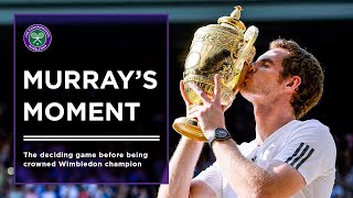 Andy Murrays Final Game vs Novak Djokovic Before Being Crowned Wimbledon Champion 🏆 [upl. by Ronnica]