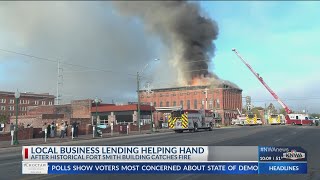 Fort Smith residents lends a helping hand after restaurant fire [upl. by Tsirhc]