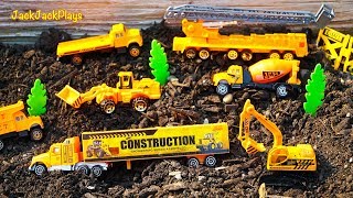 Toy Construction Trucks Playing with Diggers amp Toy Trucks  JackJackPlays [upl. by Temple]